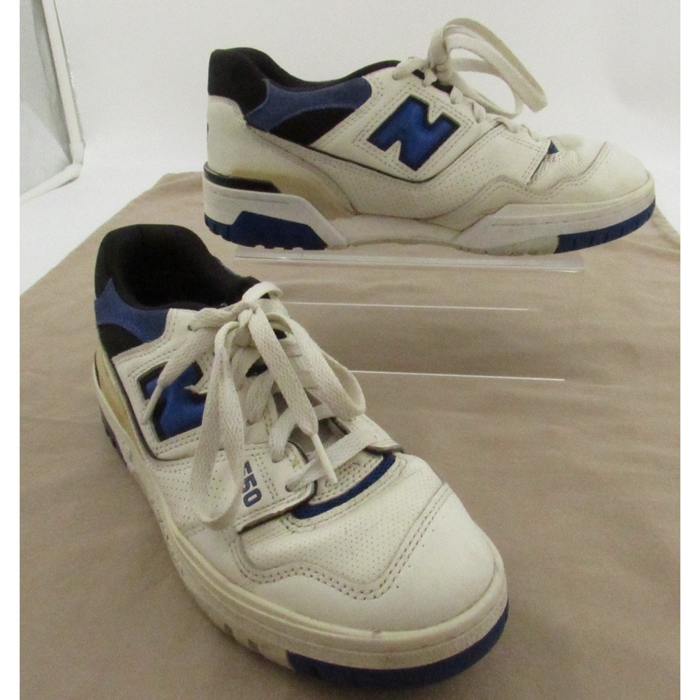 New Balance 550 BB550VTA Men's Sneakers White Blue Black Retro Athletic Shoes